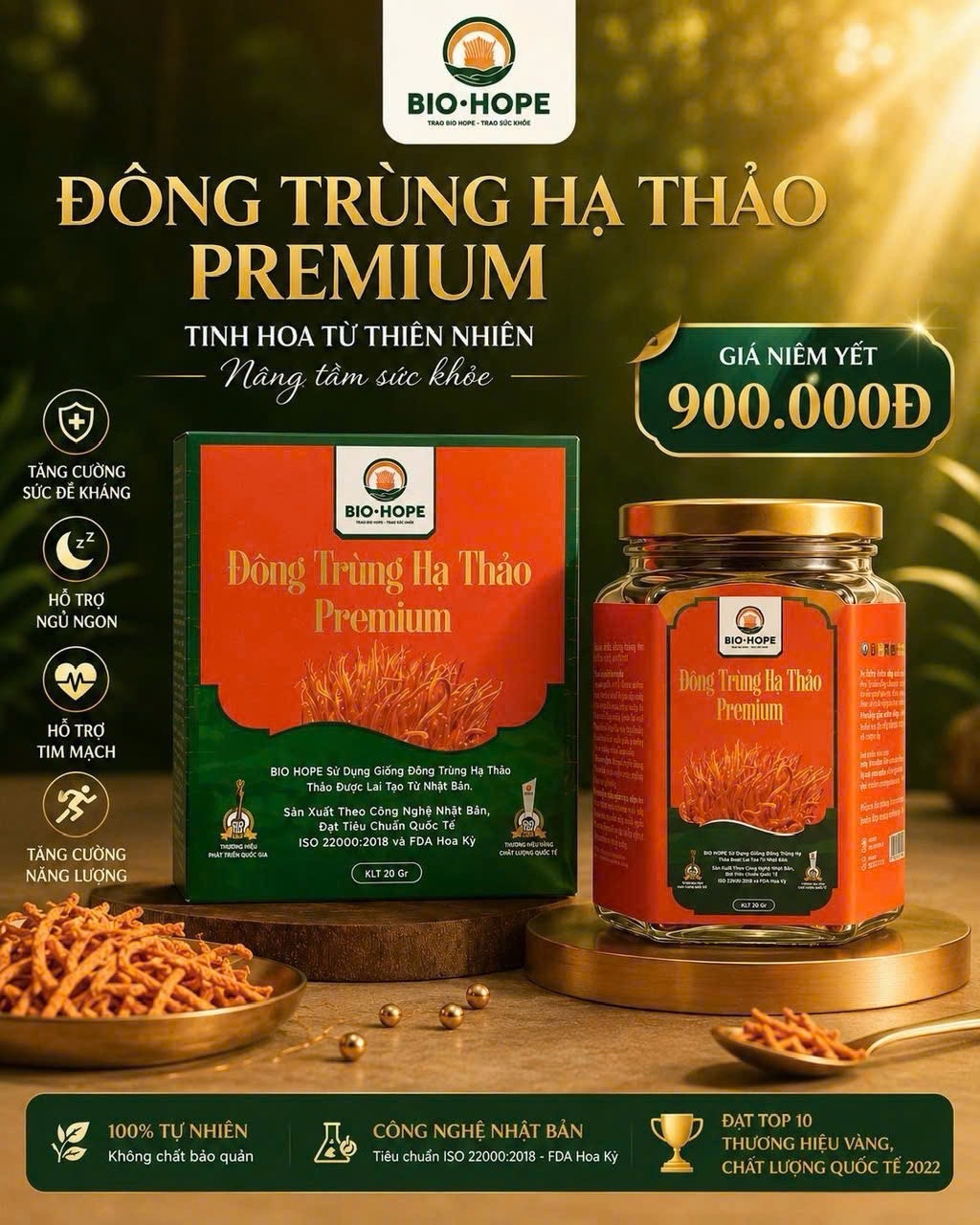 Đông trùng Bio Hope 20g